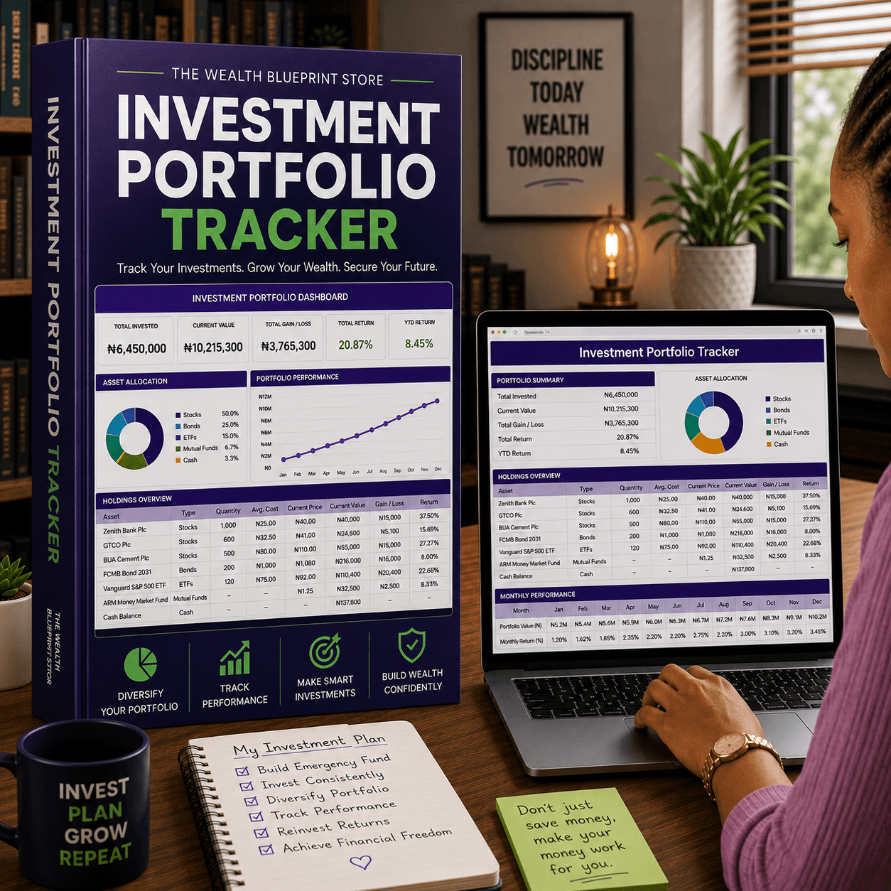 Investment Portfolio Tracker – Excel Spreadsheet