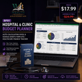 Hospital & Clinic Budget Planner | Auto-Calculating Excel & Google Sheets Template | Healthcare Finance Tracker