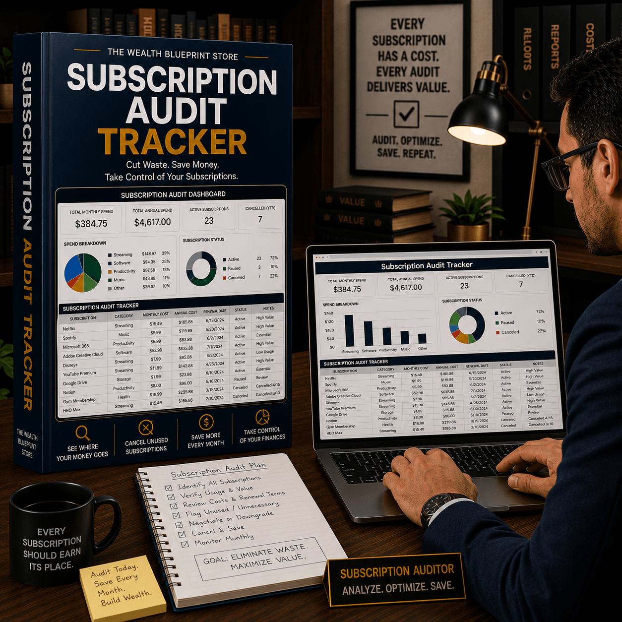 Subscription Audit Tracker – Find & Cancel Hidden Costs